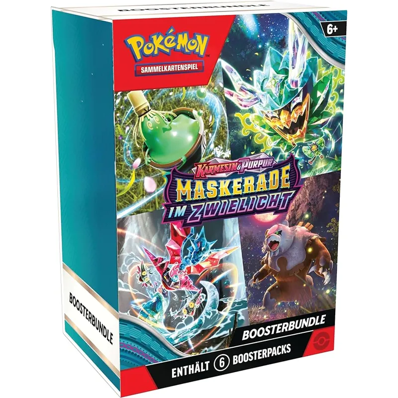 Pokémon Maskerade im Zwielicht – 6er Boosterbundle Deutsch – Produktabbildung