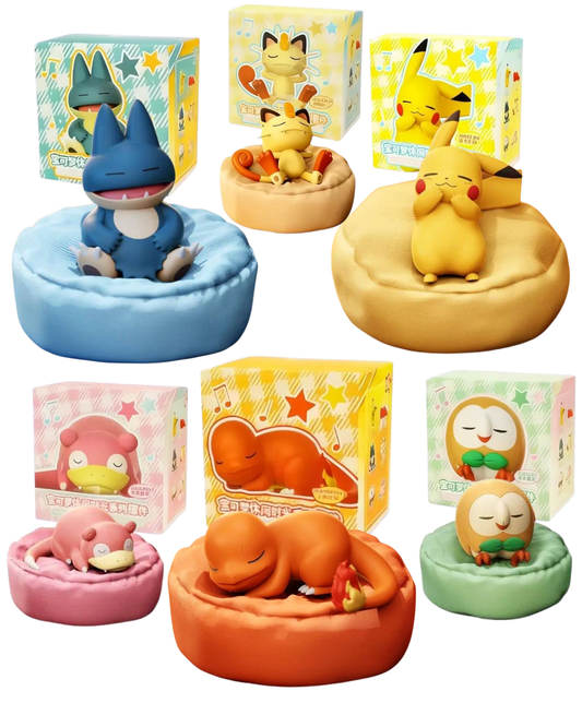 Schalfende Pokemon Figuren mit Kissen Auswahl